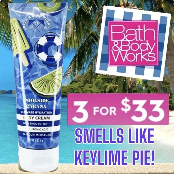 Poolside Cabana by Bath and Body Works Body Cream - Picture 1 of 5
